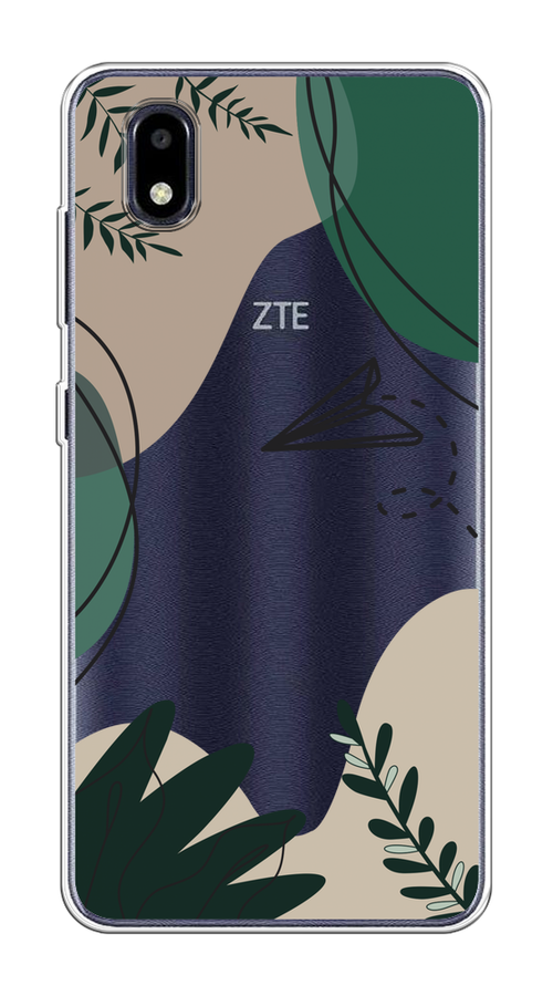 

Чехол на ZTE Blade A3 (2020) "Secret Garden", Зеленый;бежевый;черный, 133650-1