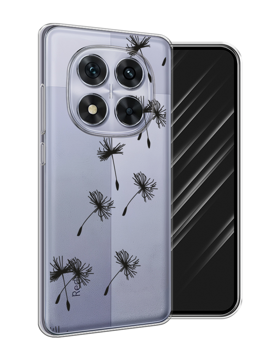 

Чехол Awog на Xiaomi Redmi Note 14 Pro 5G "Летящие одуванчики", Черный, 323950-1