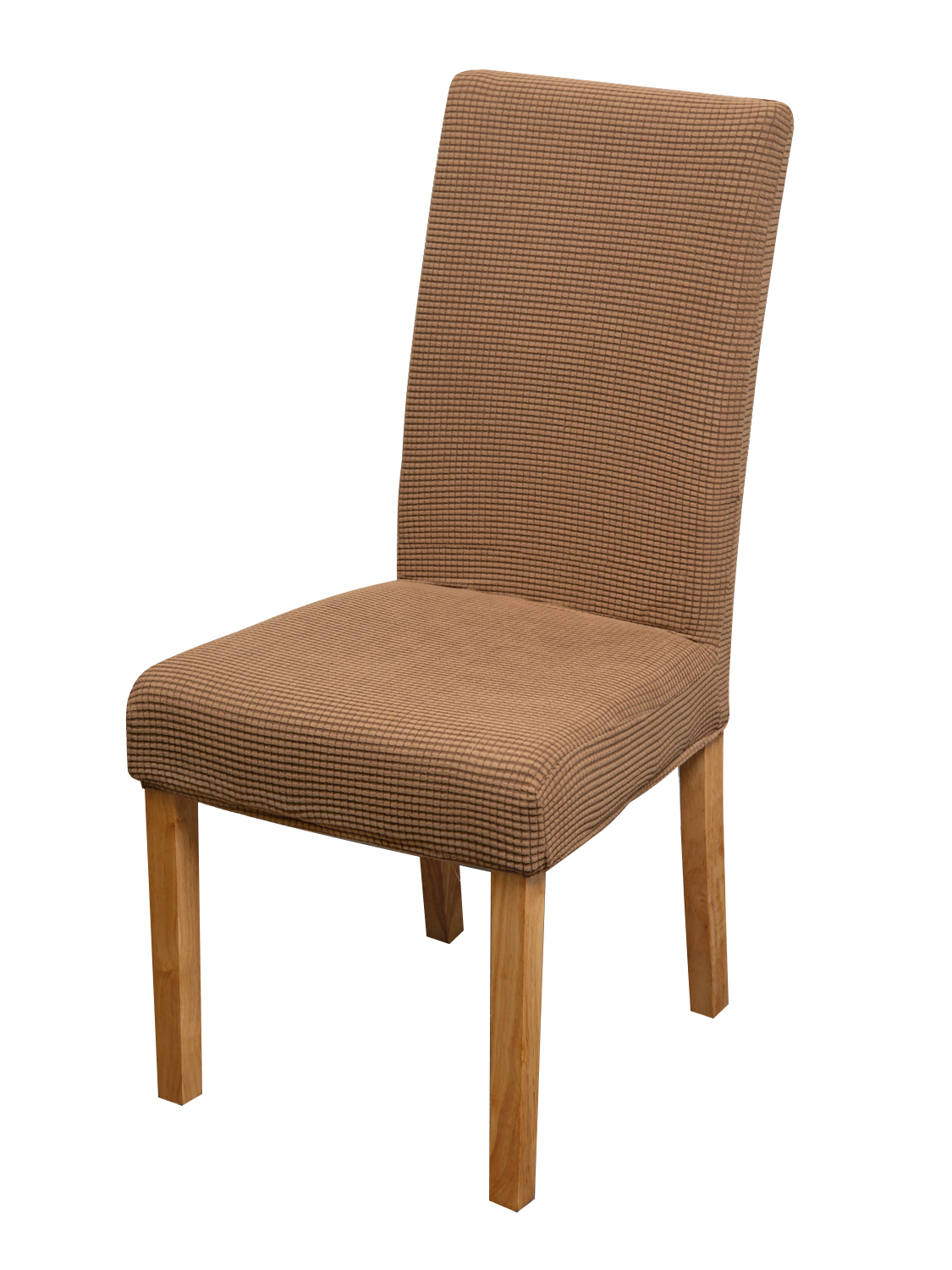 фото Чехол для стула darlishop "комфорт" светло-коричневый
