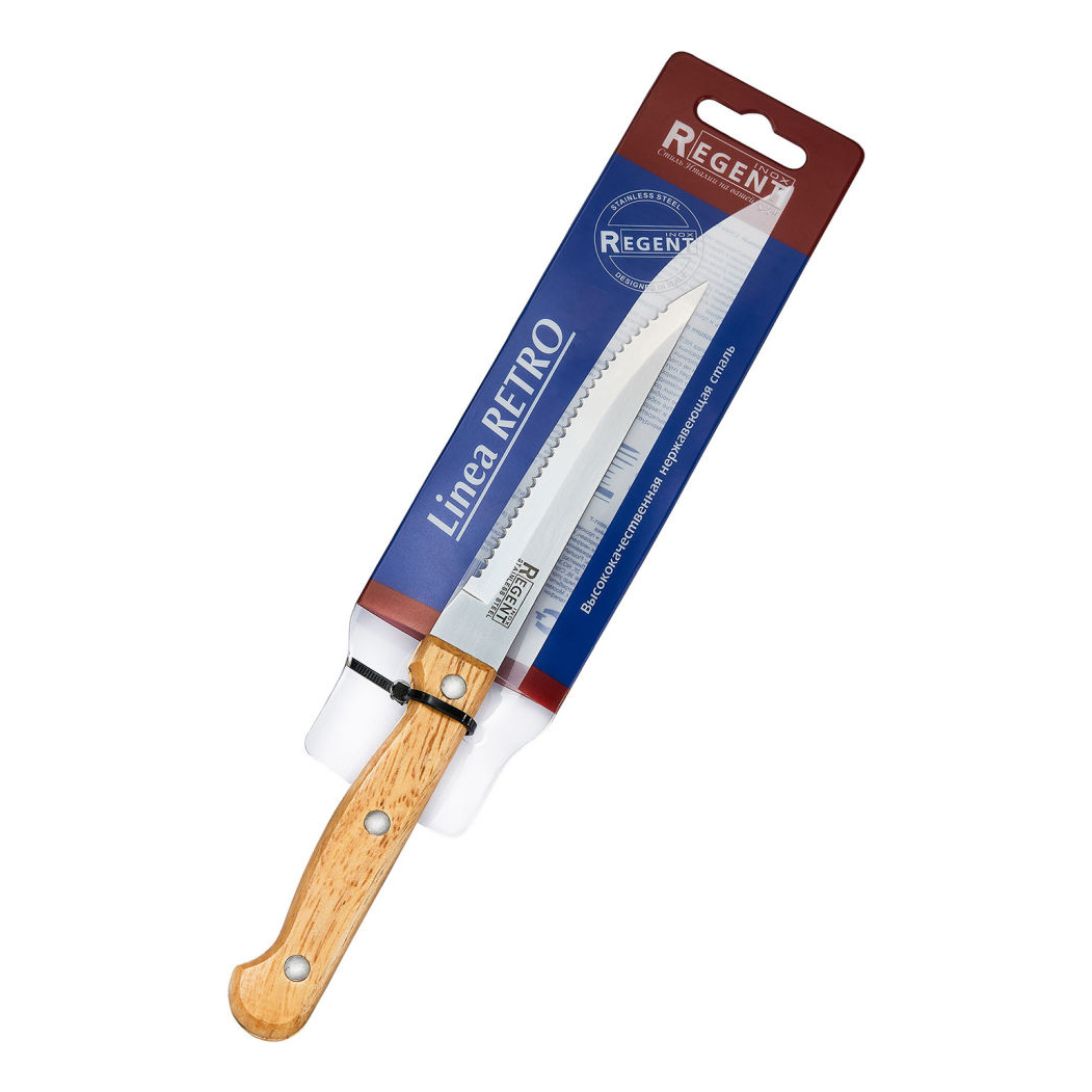 

Кухонный нож для стейка Regent Inox Linea Retro 22 см