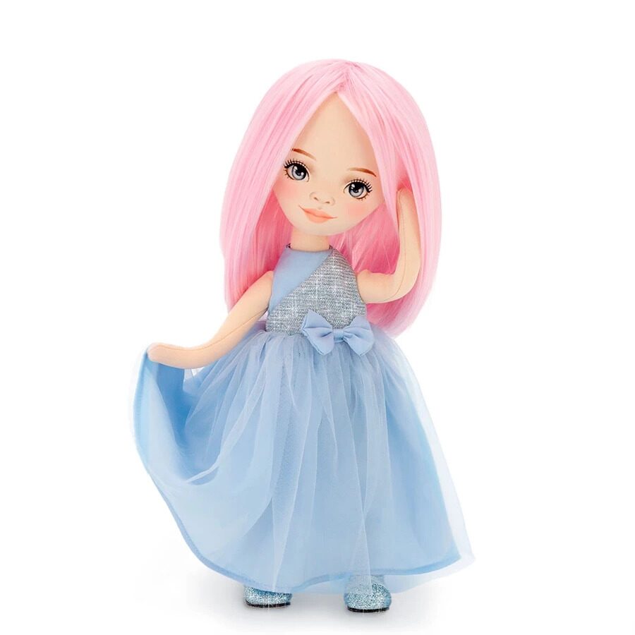 Кукла Orange Toys Sweet Sisters Billie в голубом атласном платье Вечерний шик SS06-06 orange toys sweet sisters sophie в платье с кисточками 32 см