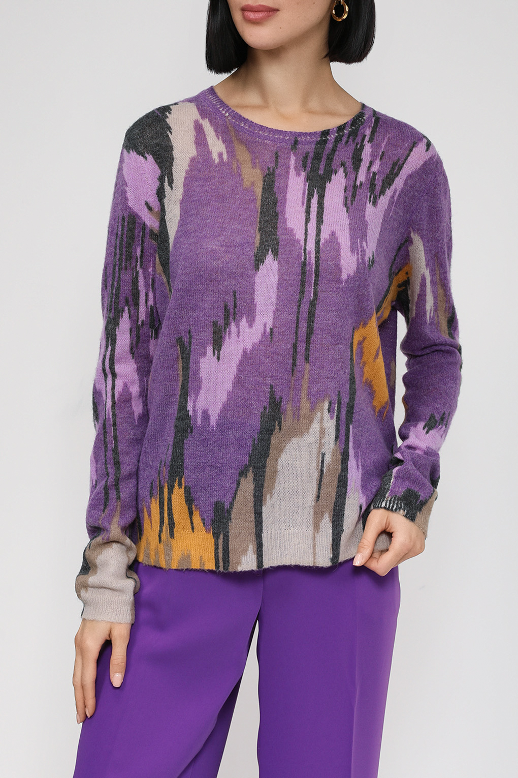

Джемпер женский Gerry Weber 271005-35704 фиолетовый 38, 271005-35704