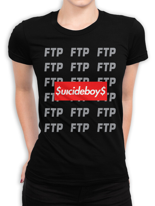 фото Футболка женская design heroes suicide boys - suicideboys черная 2xl