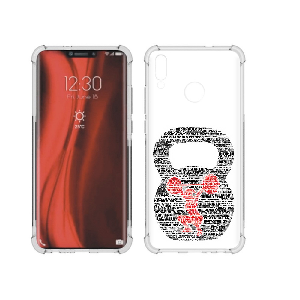 

Чехол MyPads Tocco для Honor 8X бодибилдинг гиря из слов (PT118984.69.232), Tocco