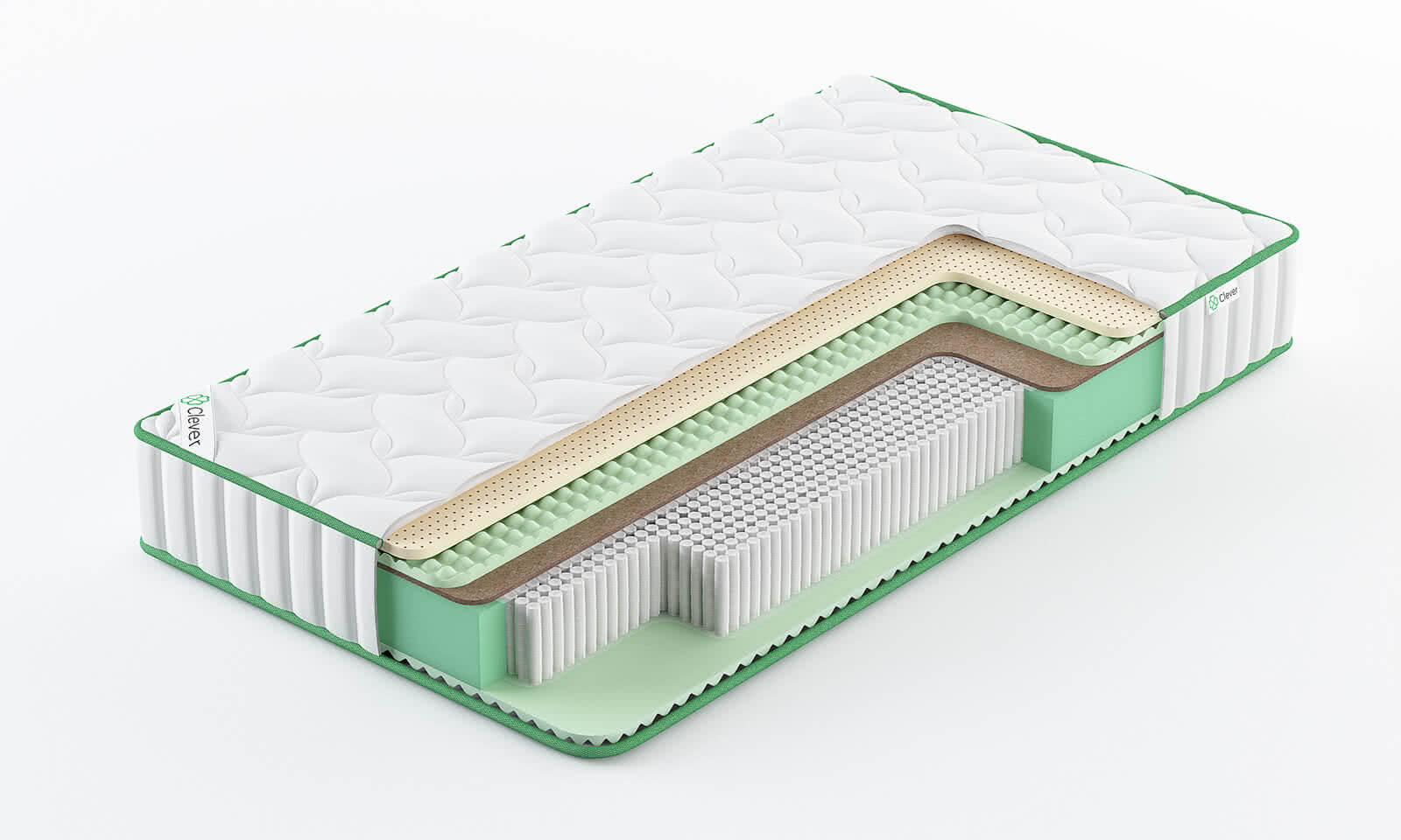 

Матрас Clever Select S2000 170x210, Белый, CLEVER SELECT S2000