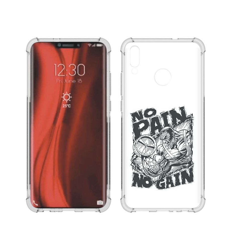 

Чехол MyPads Tocco для Honor 8X бодибилдинг тяжелая работа (PT118984.69.238), Tocco