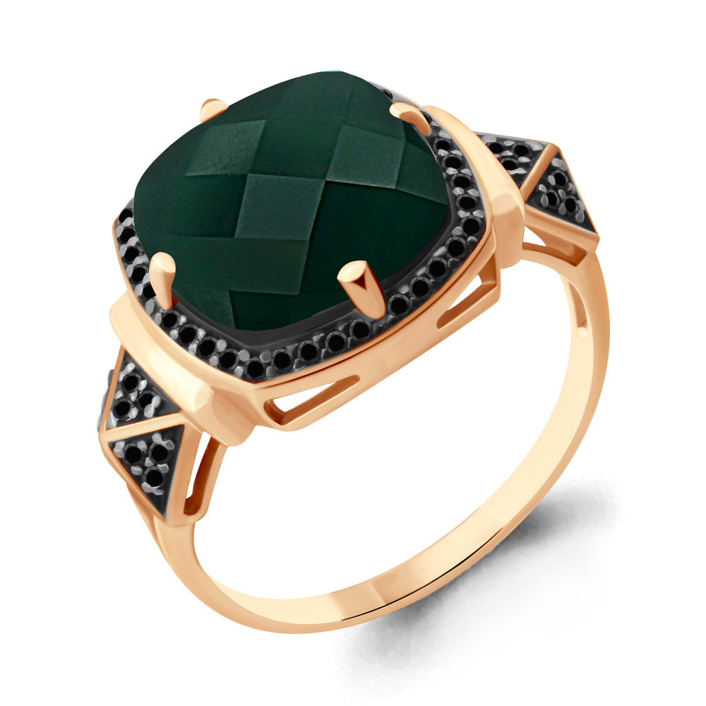 

Кольцо из серебра с агатом р. , Aquamarine 6902309Ч_925_з, 6902309Ч_925_з