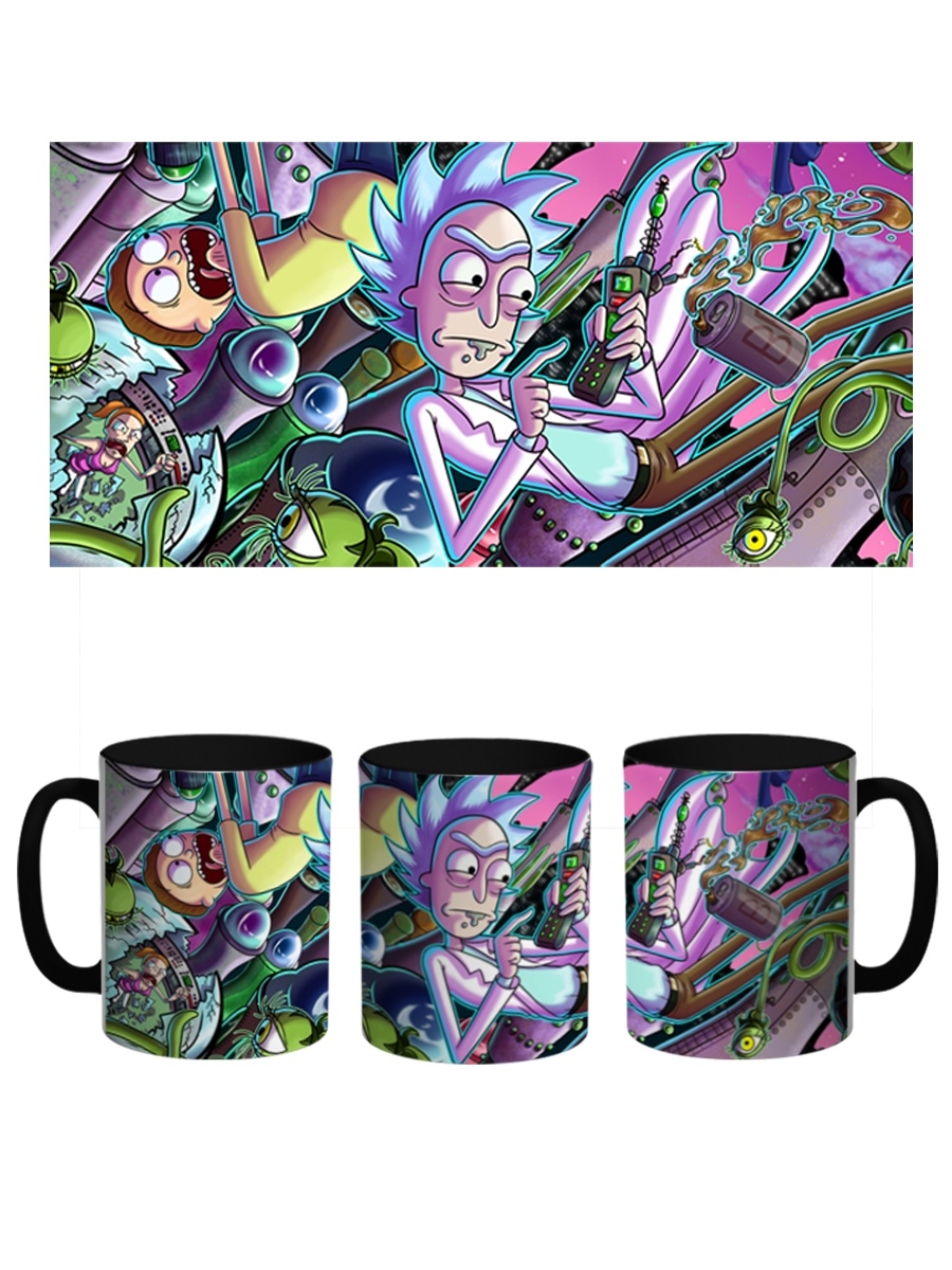 

Кружка СувенирShop "Рик и Морти/Rick and Morty" 330 мл, CU-MURM3-BI/2S