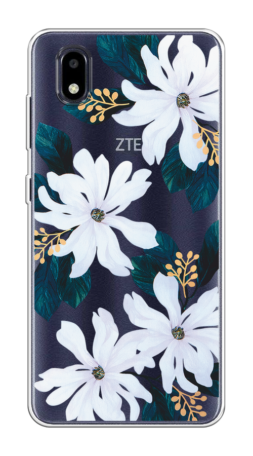 

Чехол на ZTE Blade A3 (2020) "Delilah Flower", Зеленый;белый, 133650-1