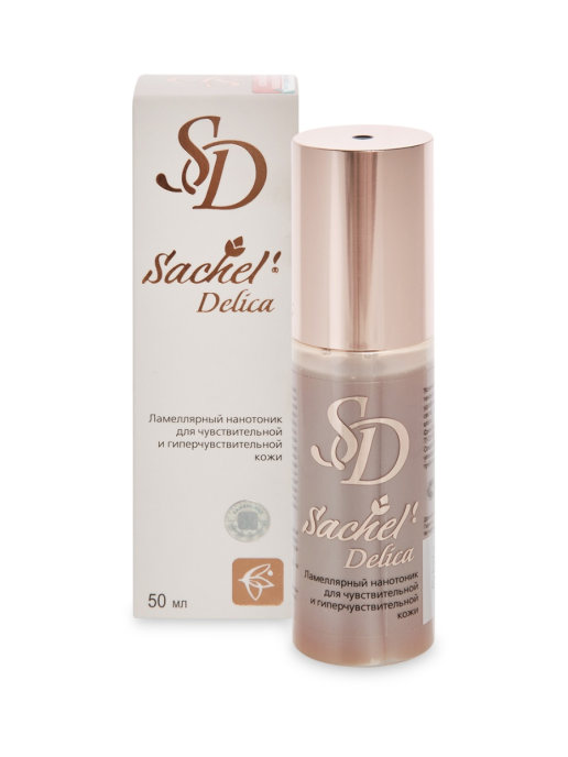 Тоник для лица Sachel Delica для чувствительной и гиперчувствительной кожи, 50 мл sachel крем ламеллярный при акне delica 15