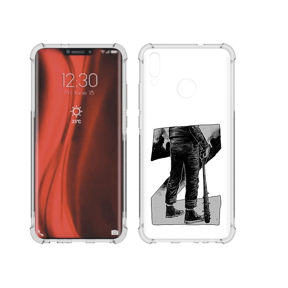 

Чехол MyPads Tocco для Honor 8X воин черно белый (PT118984.69.265), Tocco
