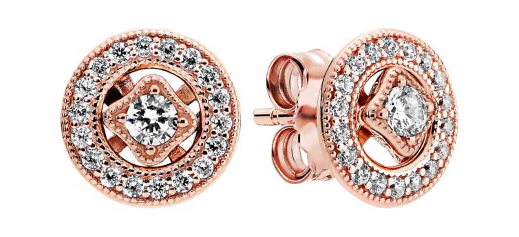 

Серьги-пусеты из ювелирного сплава с фианитом Pandora 280721CZ, 280721CZ