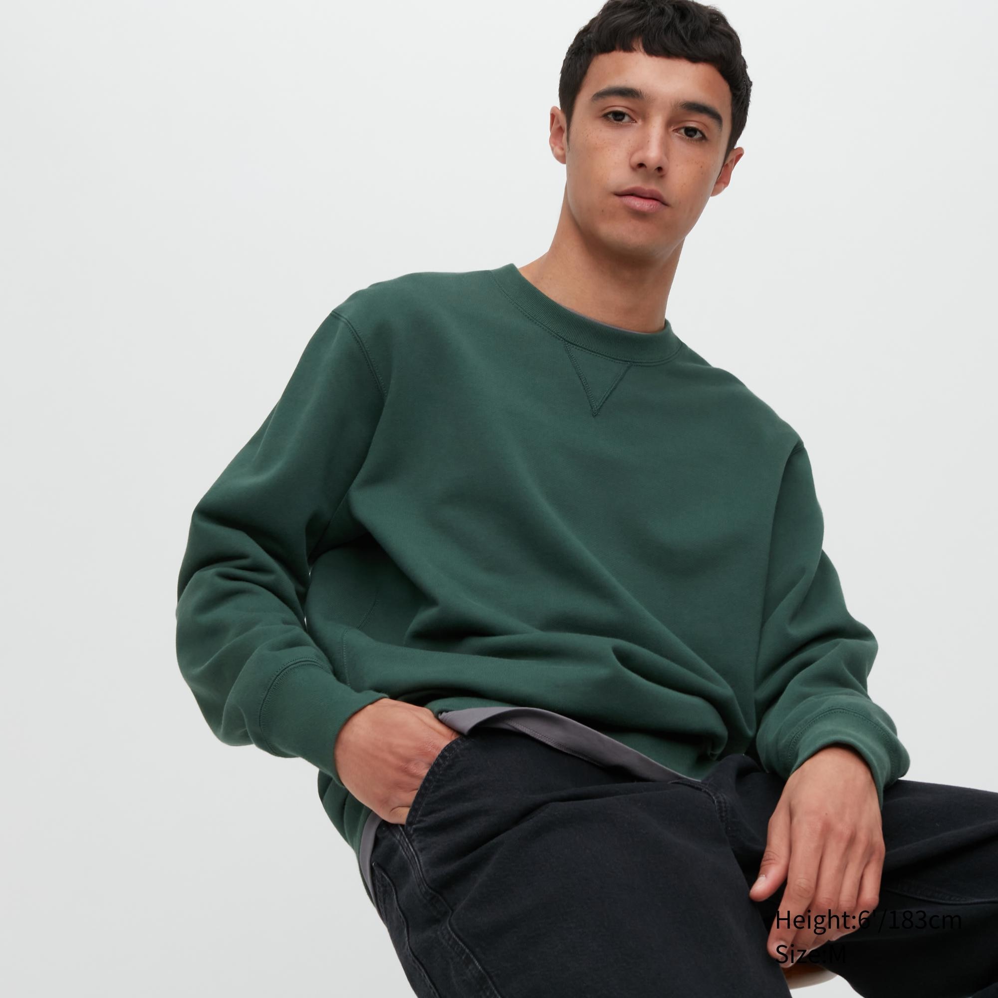 

Лонгслив мужской UNIQLO 450185COL58 зеленый L (доставка из-за рубежа), 450185COL58