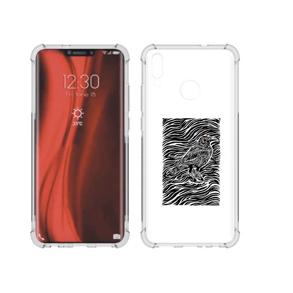 

Чехол MyPads Tocco для Honor 8X ворон в абстракции (PT118984.69.272), Tocco