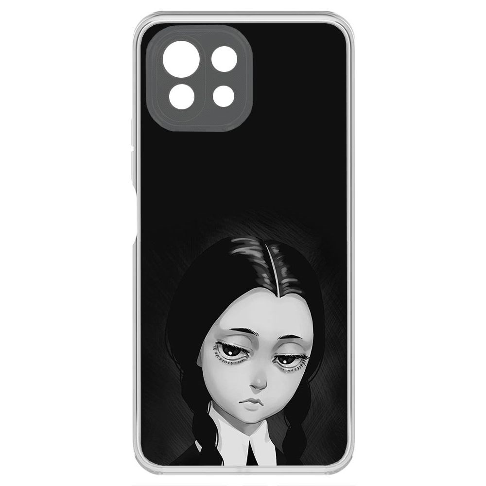 

Чехол-накладка Уэнсдей Аддамс - Рисованная Уэнсдей для Xiaomi Mi 11 Lite