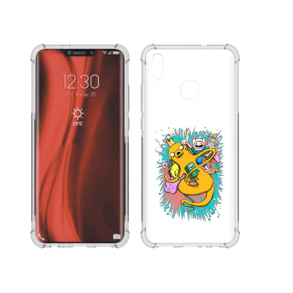 

Чехол MyPads Tocco для Honor 8X время приключений рисунок (PT118984.69.276), Tocco