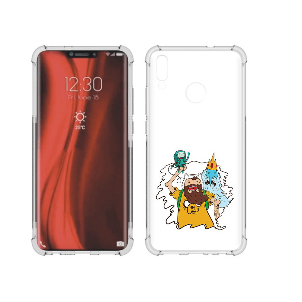 

Чехол MyPads Tocco для Honor 8X время приключений старый Финн (PT118984.69.279), Tocco
