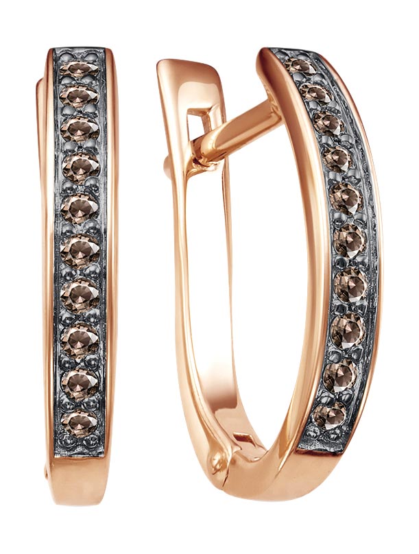 

Серьги из красного золота с бриллиантом Vesna jewelry 2881-157-09-00, 2881-157-09-00