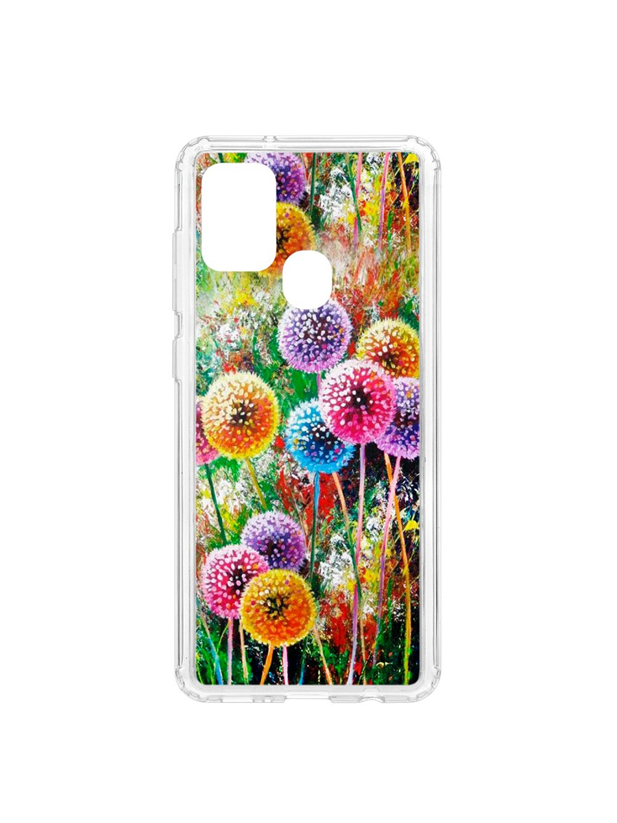 Чехол на Samsung Galaxy A21S Kruche Print Одуванчики