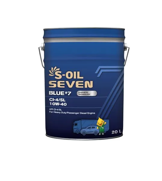 S-Oil S-Oil 7 Blue#7 Ci-4/Sl 10W-40 20Л. Полусинтетика