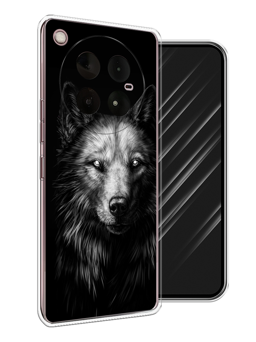 

Чехол Awog на Infinix Zero 40 4G "Волк черно белый", Серый;бежевый;белый, 3106350-1