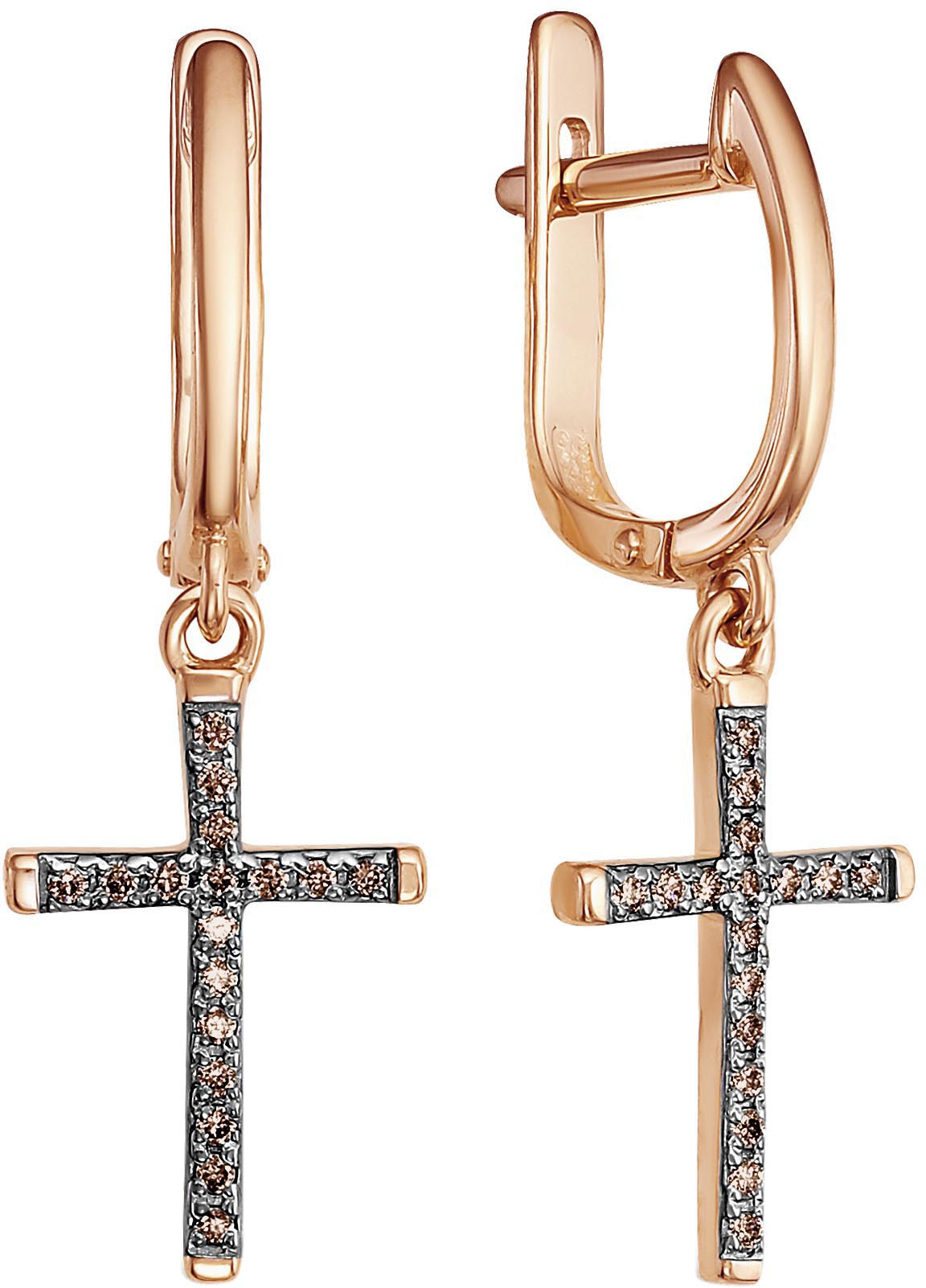 

Серьги из красного золота с бриллиантом Vesna jewelry 2901-156-09-00, 2901-156-09-00
