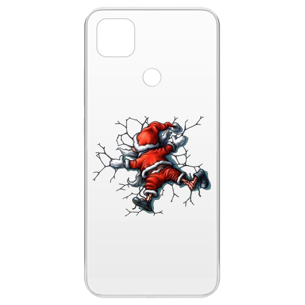 фото Чехол-накладка krutoff clear case после праздника для xiaomi redmi 9c