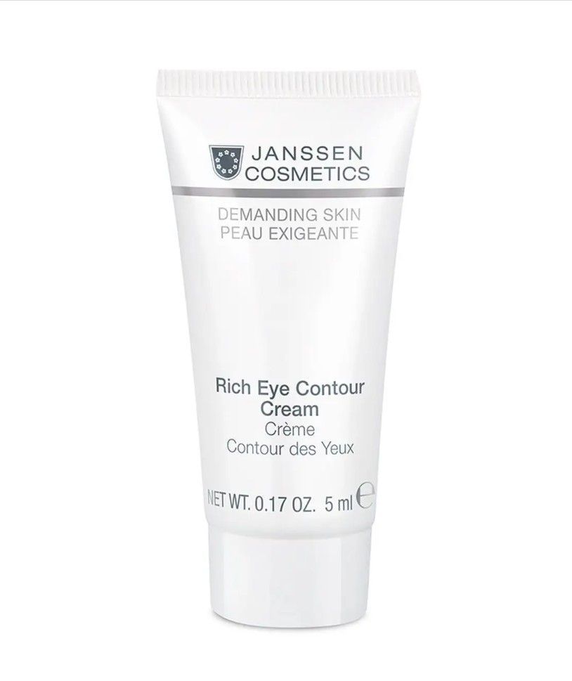 Питательный крем для кожи вокруг глаз Janssen Cosmetics Rich Eye Contour Cream 5мл janssen cosmetics капсулы с ретинолом для разглаживания морщин 10 шт