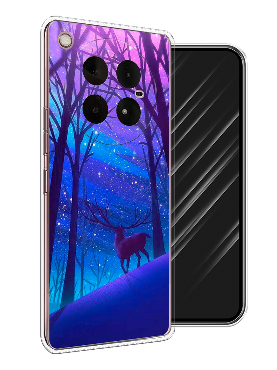 

Чехол Awog на Infinix Zero 40 4G "Северный олень", Фиолетовый;голубой;синий, 3106350-1