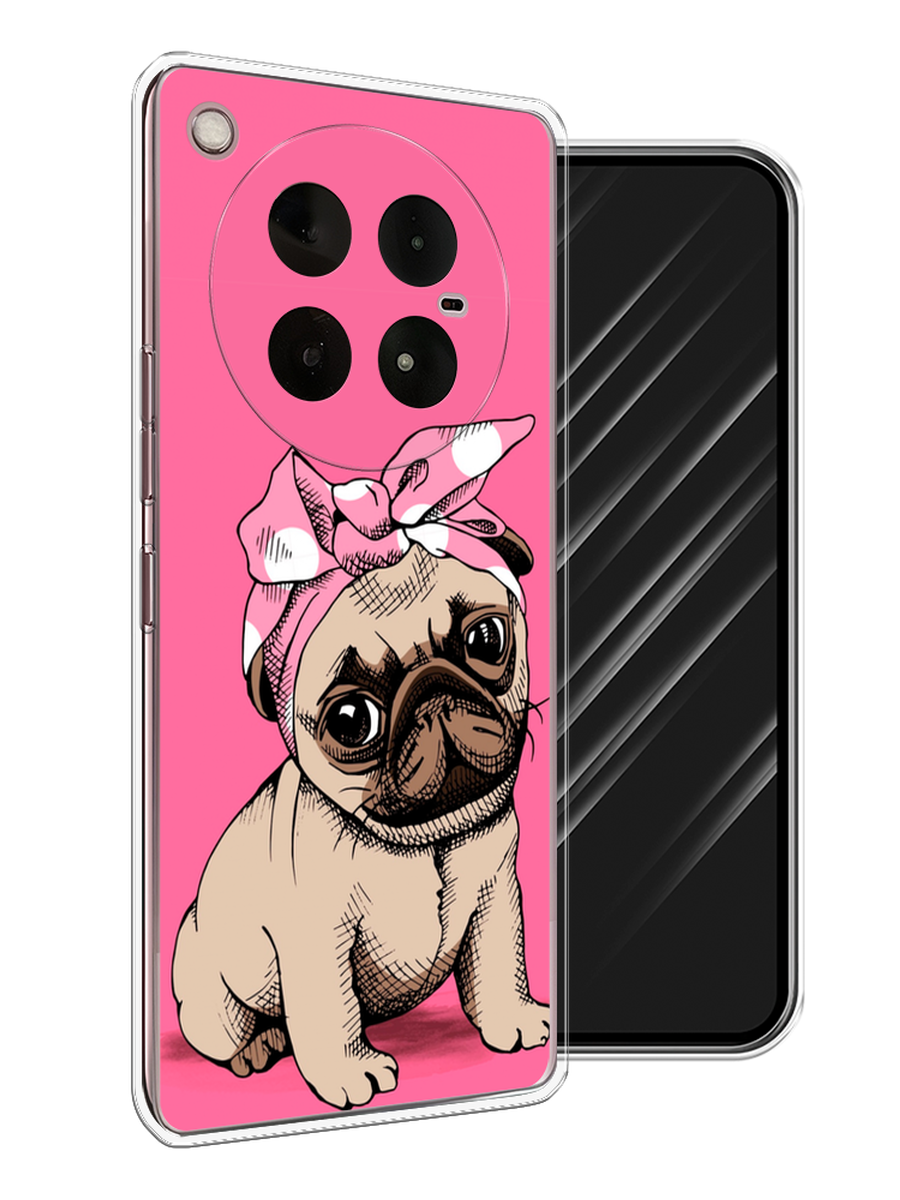 

Чехол Awog на Infinix Zero 40 4G "Dog Pin-Up", Розовый;бежевый, 3106350-1