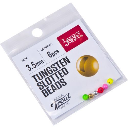 

Головки вольфрамовые LJ TUNGSTEN SLOTTED BEADS 3.5мм mix1, LJTATGB035-MIX1 6шт, Зеленый;красный;желтый;розовый;золотистый, TUNGSTEN SLOTTED BEADS