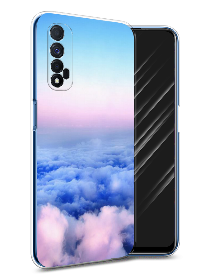 

Чехол Awog на Realme 7 "Облака", Разноцветный, 254150-4