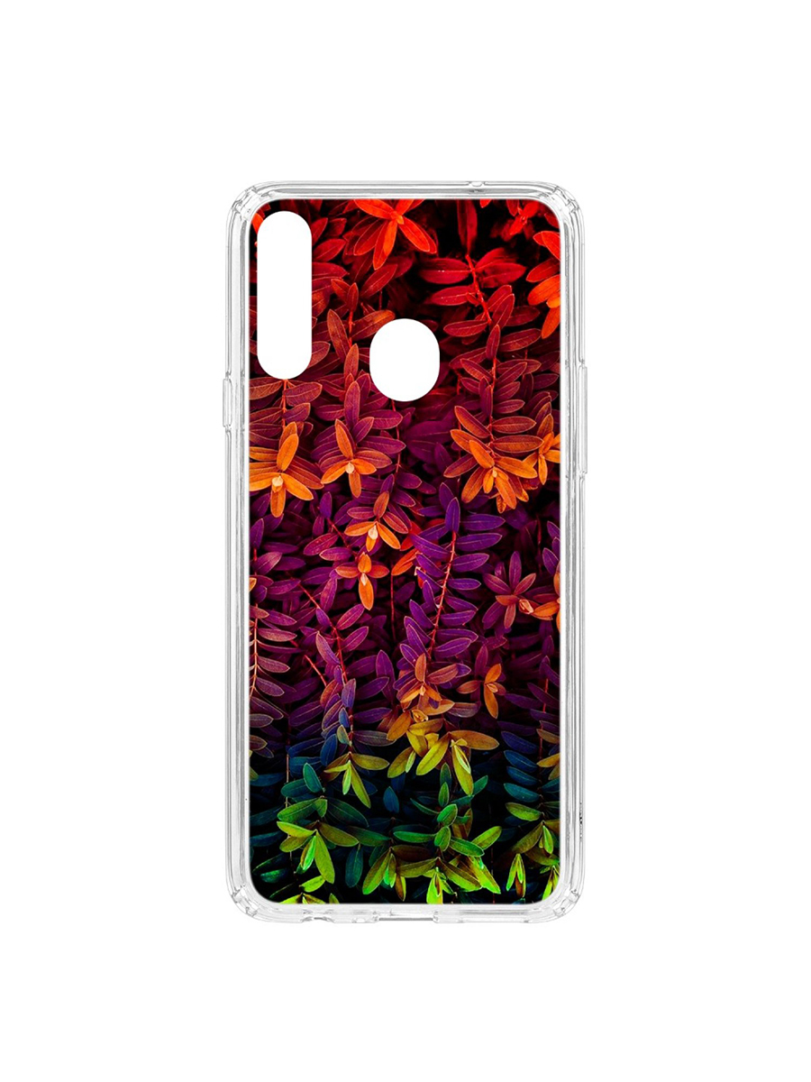 фото Чехол на samsung galaxy a20s kruche print neon leaves кruче