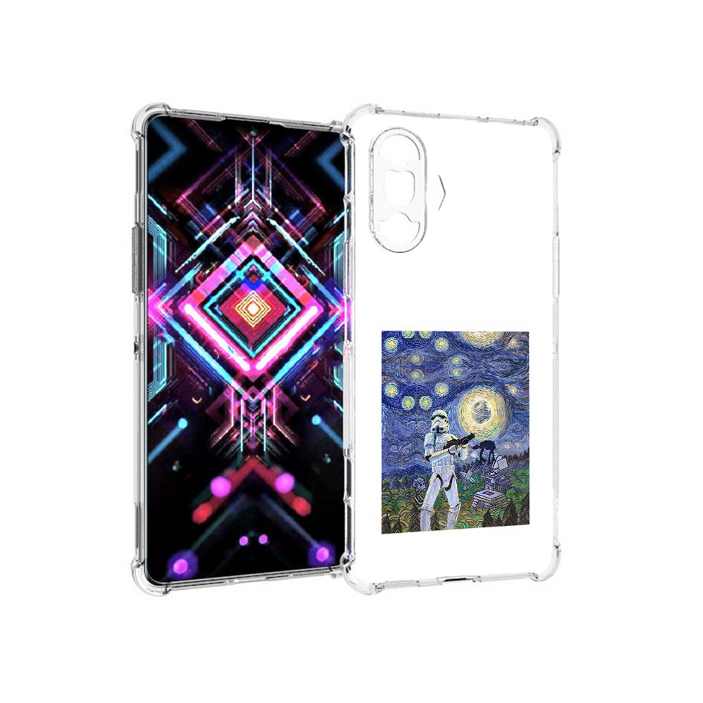 

Чехол MyPads Tocco для Xiaomi Poco F3 GT star wars звездная ночь (PT172450.277.23), Прозрачный, Tocco