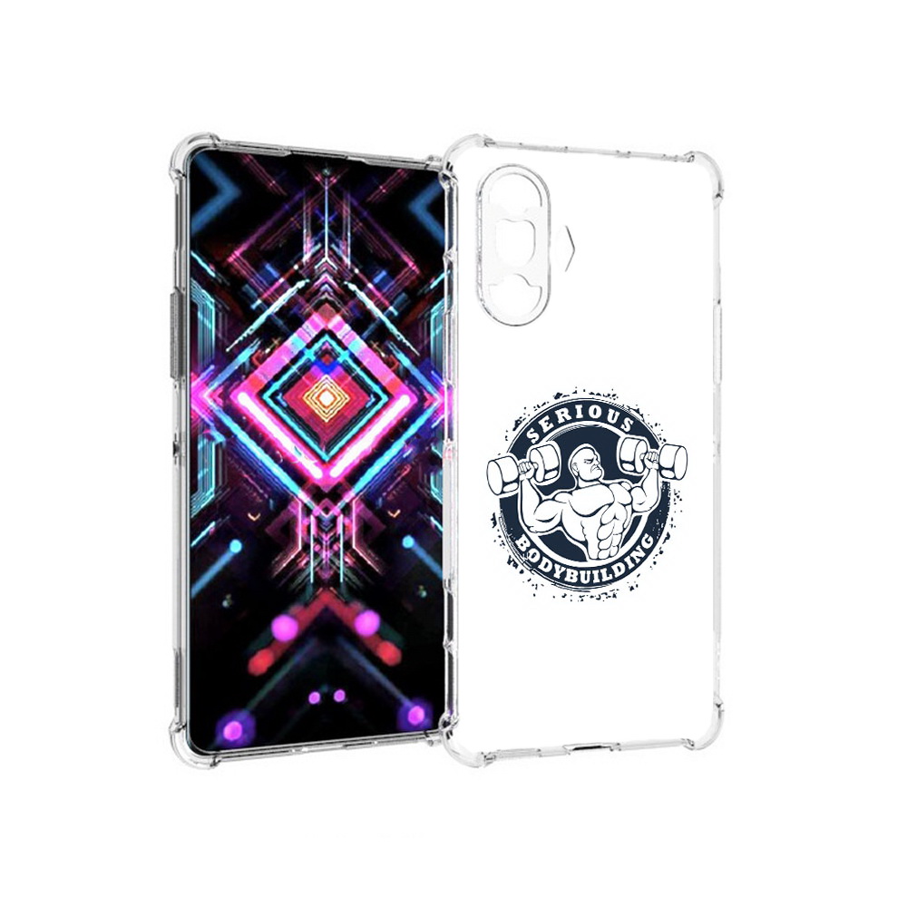 

Чехол MyPads Tocco для Xiaomi Poco F3 GT бодибилдинг воля к победе (PT172450.277.231), Прозрачный, Tocco