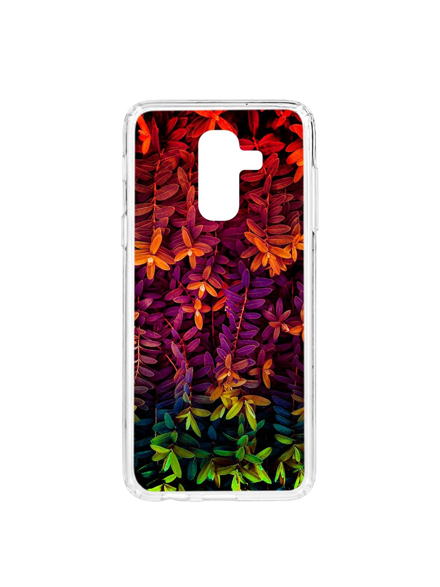 фото Чехол на samsung galaxy a6 plus (2018) a605f kruche print neon leaves кruче