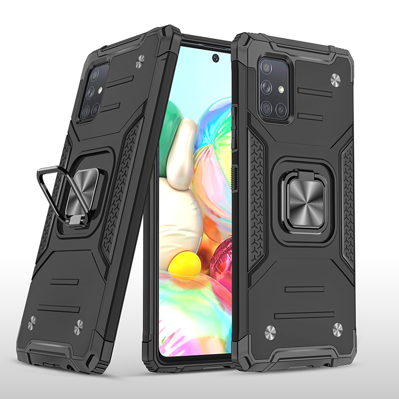 Противоударный чехол Legion Case для Samsung Galaxy A71 (черный)