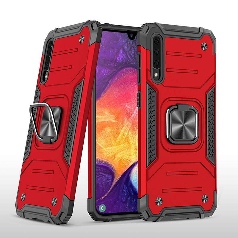 фото Противоударный чехол legion case для samsung galaxy a50/a50s/a30s (красный) black panther