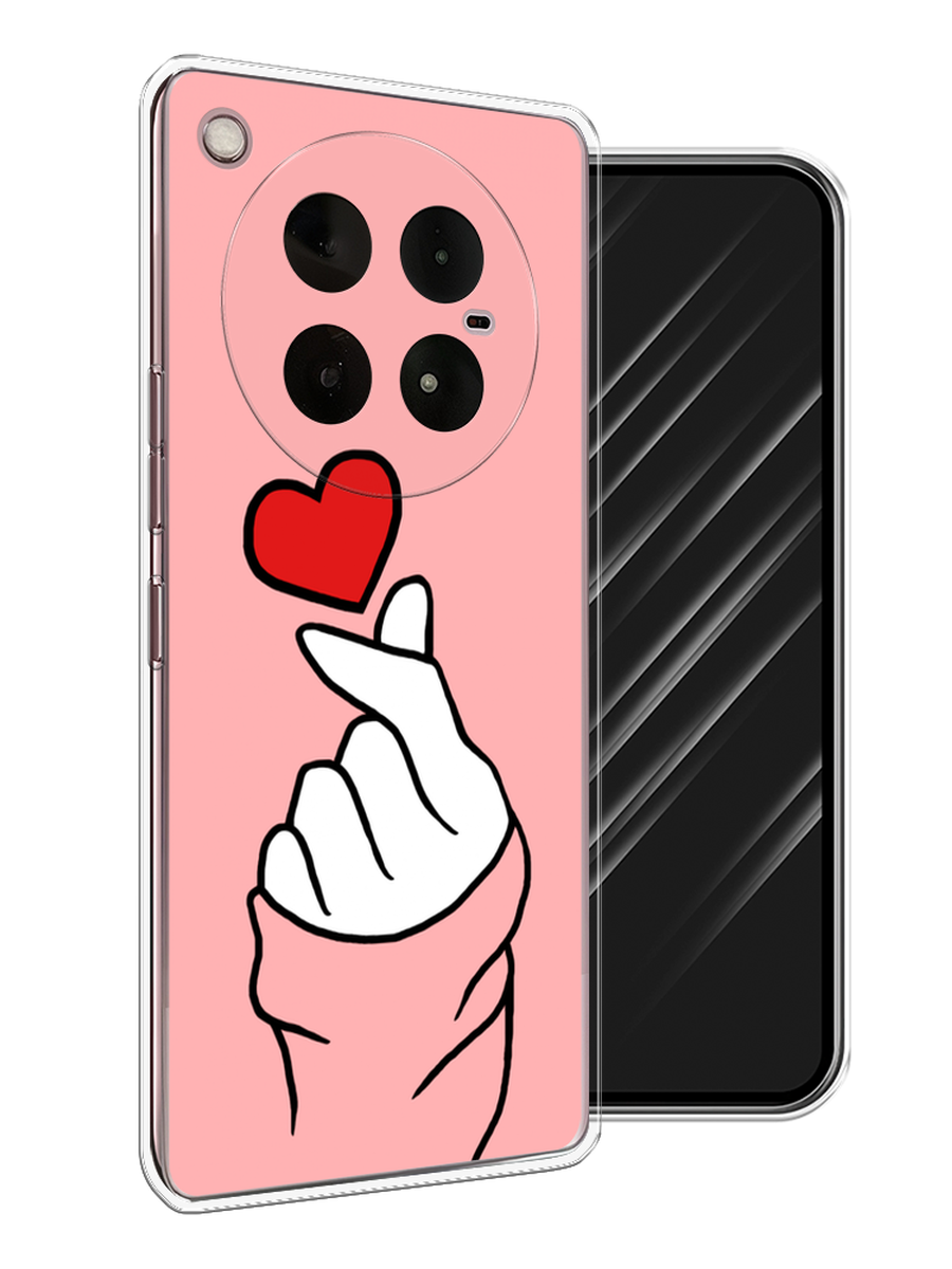 

Чехол Awog на Infinix Zero 40 4G "Милое сердечко", Белый;красный;черный, 3106350-1