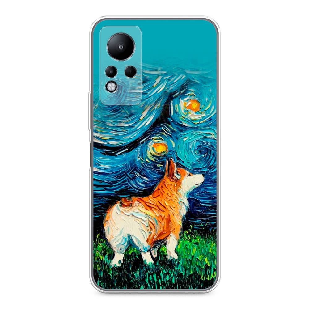 

Чехол для Infinix Note 11/12 G88 "Корги звёздная ночь", Коричневый;белый;зеленый, 3100450-1