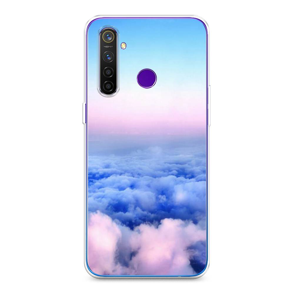 

Чехол Awog на Realme 5 Pro "Облака", Разноцветный, 251650-4