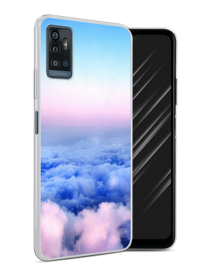 

Чехол Awog на ZTE Blade A71 / ЗТЕ Блэйд A71 "Облака", Разноцветный, 134450-4