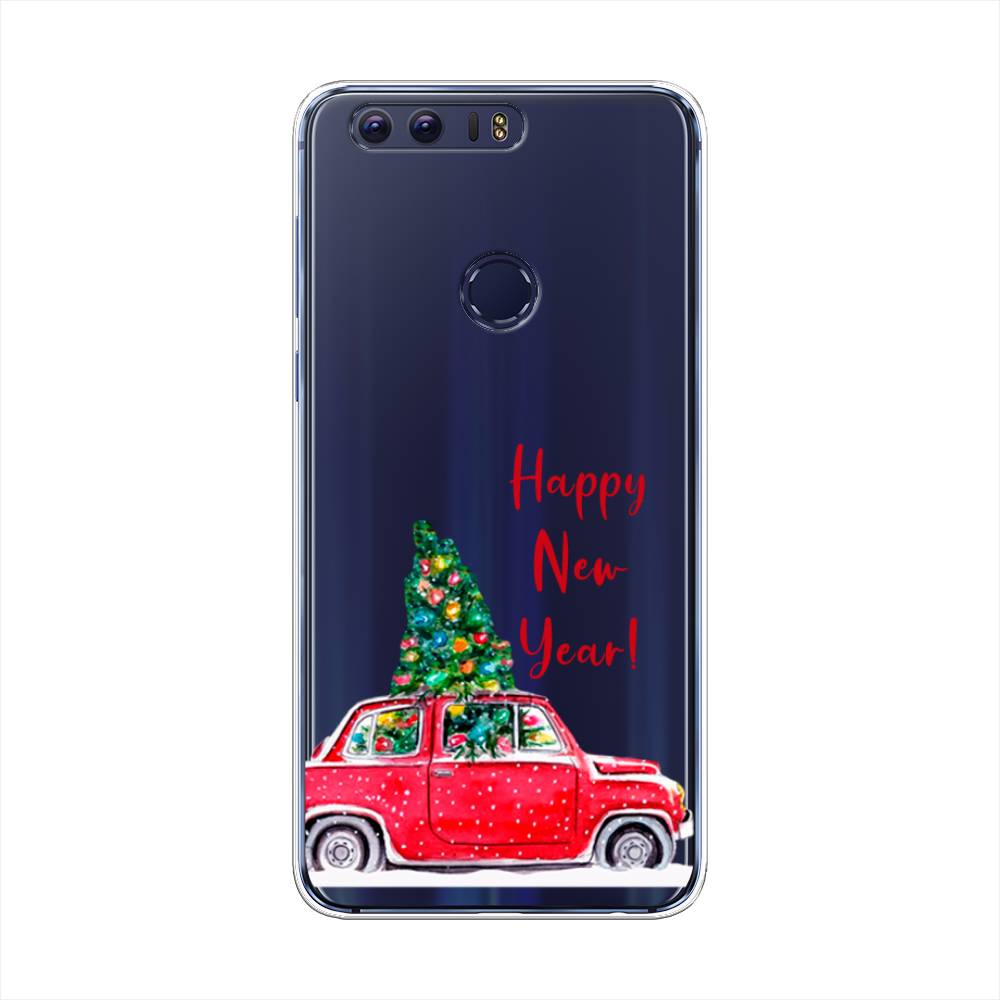 

Чехол на Honor 8 "Happy New Year", Красный;зеленый, 60950-5