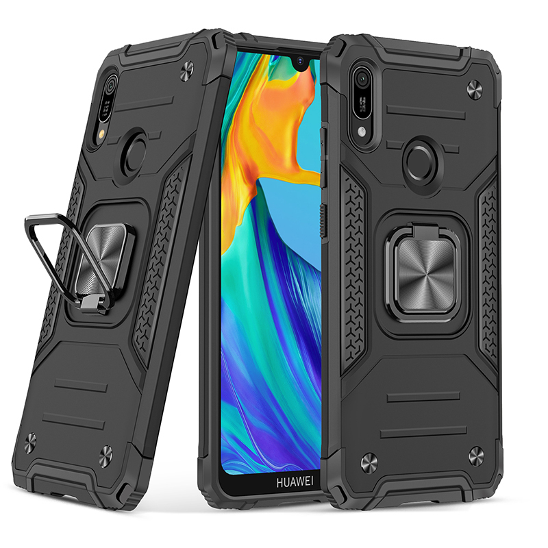 фото Противоударный чехол legion case для huawei y6 2019/y6s/honor 8a (черный) black panther