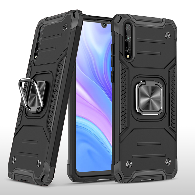 фото Противоударный чехол legion case для huawei y8p (черный) black panther