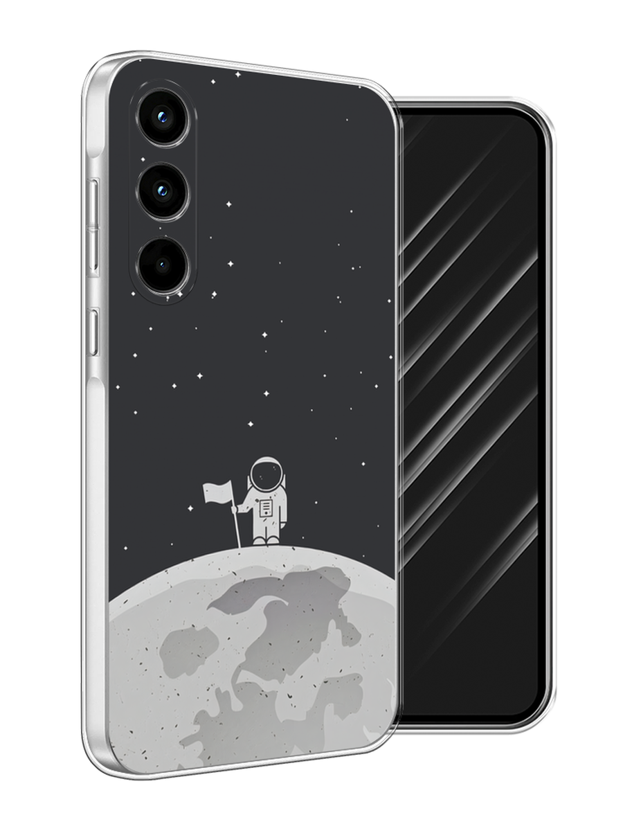 

Чехол Awog на Samsung Galaxy A35 5G "Первый на Луне", Черный, 2109350-1