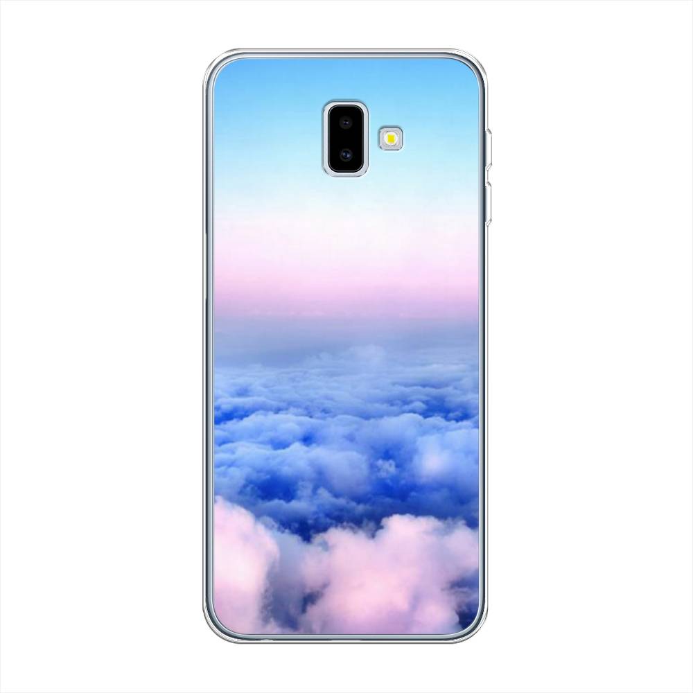 

Чехол Awog на Samsung Galaxy J6 + "Облака", Разноцветный, 26950-4