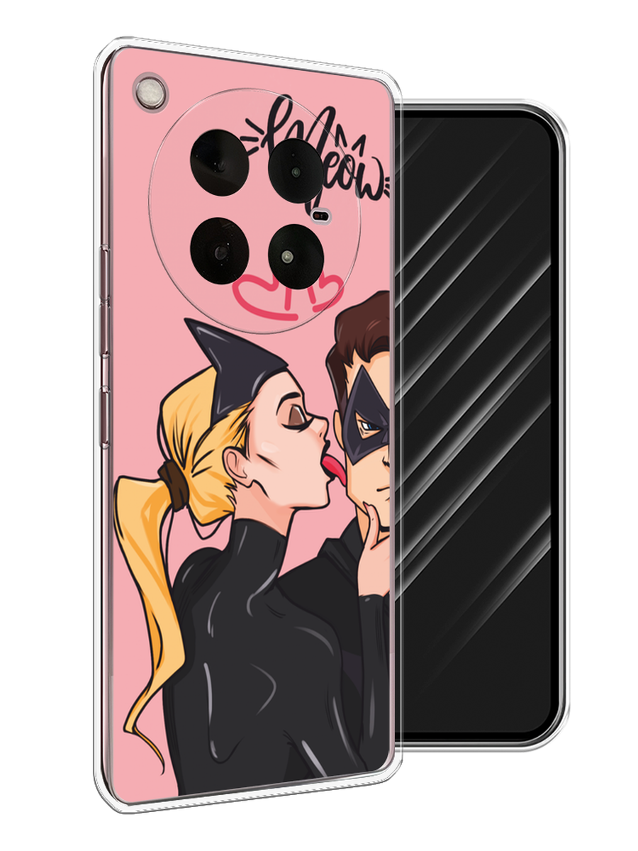 

Чехол Awog на Infinix Zero 40 4G "Kiss of Cat Woman", Розовый;черный;бежевый, 3106350-1