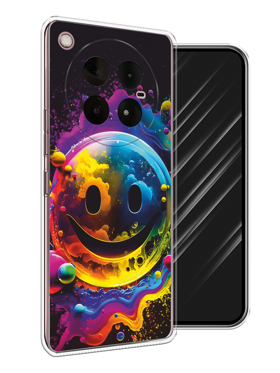 

Чехол Awog на Infinix Zero 40 4G "Кислотный смайл", Фиолетовый;желтый;синий, 3106350-1