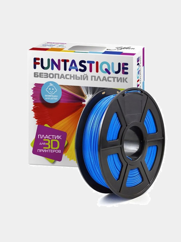 Пластик в катушке Funtastique (PETG,1.75 мм,1 кг), цвет Ультрамарин